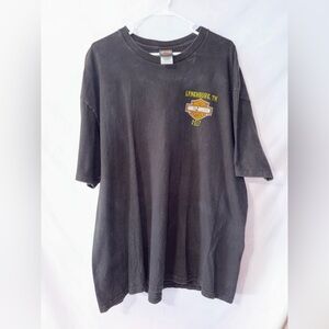 Harley-Davidson Black Tee with Yellow Logo